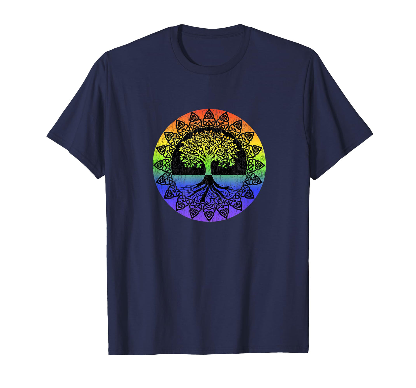 Tree of Life Rainbow-Colored T-Shirt
