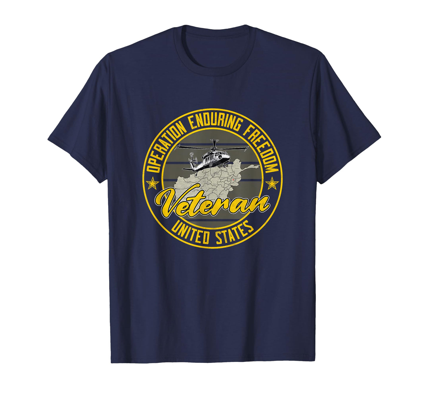 Operation Enduring Freedom OEF Veteran Afghanistan Vintage T-Shirt