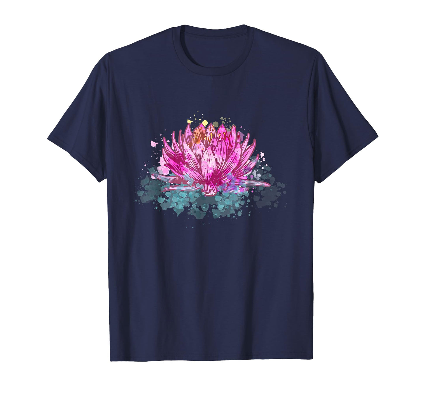 Lotus Flower Namaste Spiritual Yoga Floral Meditation Yogi T-Shirt
