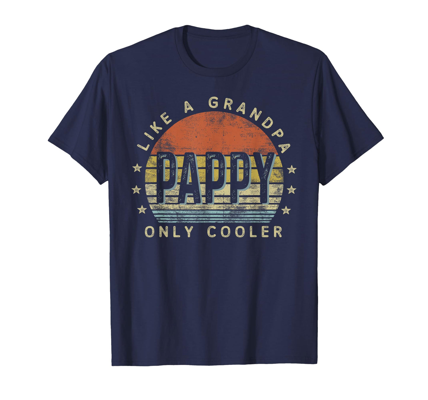 Pappy Like a Grandpa Only Cooler Pappy Gifts Vintage Style T-Shirt