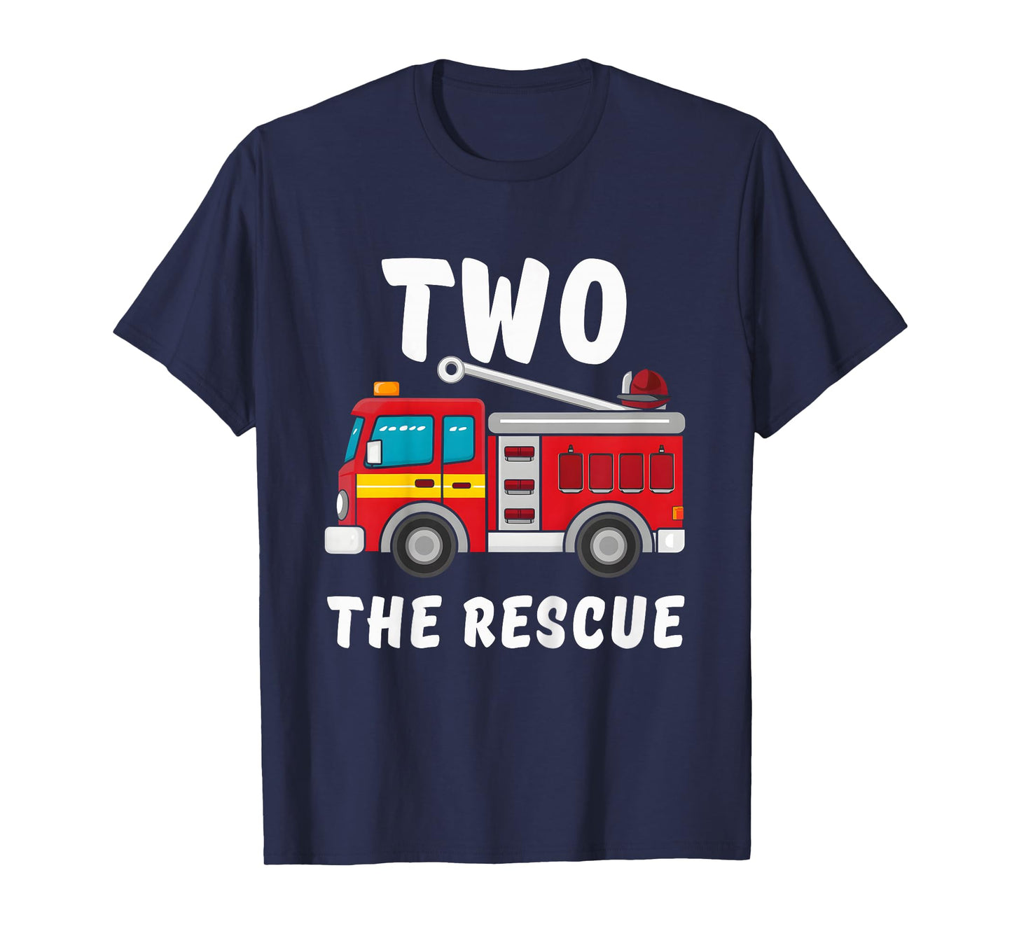 2 The Rescue Fireman 2nd Birthday party T-Shirt