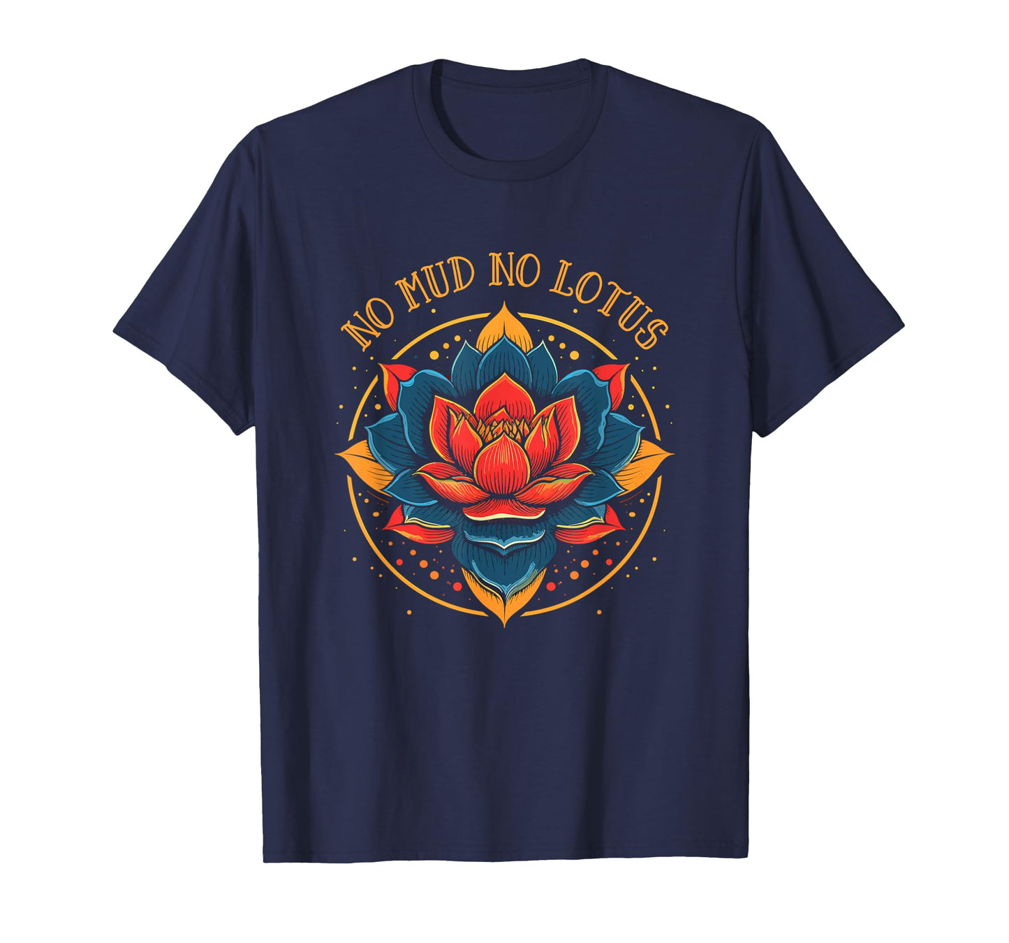 No Mud No Lotus Vintage Tattoo T-Shirt