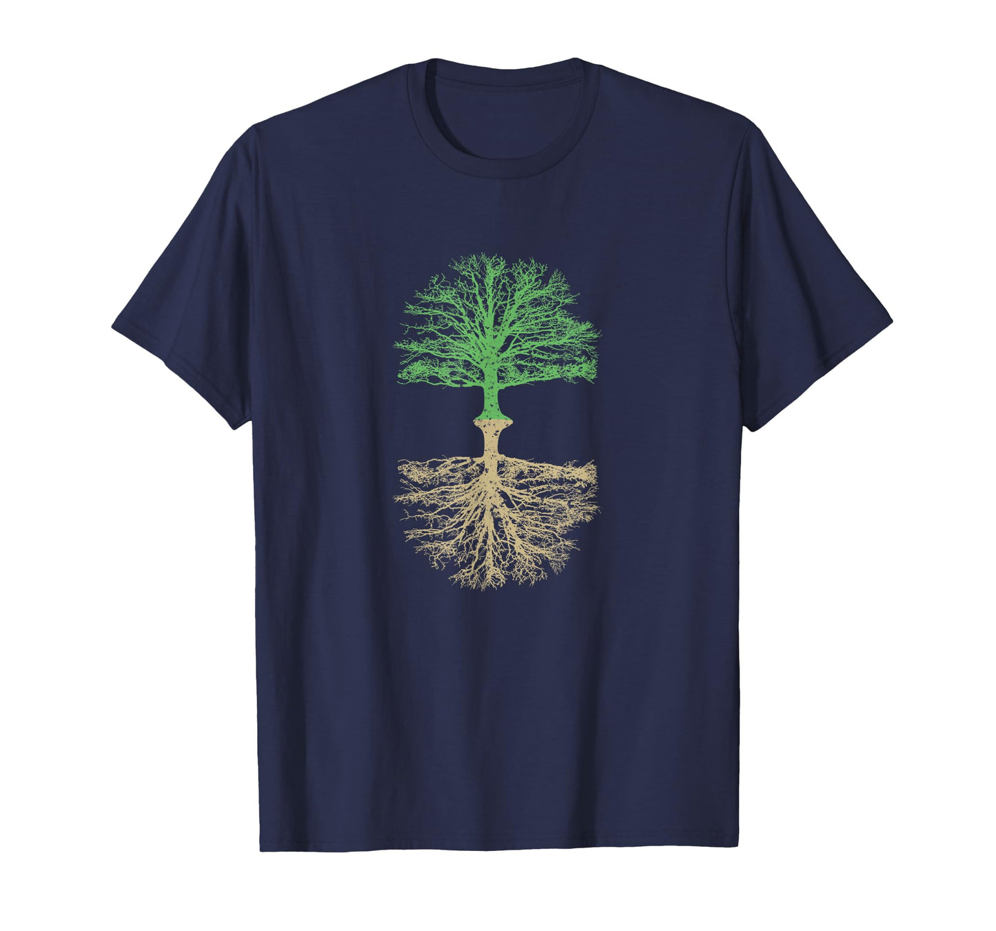 Trees and Roots T-Shirt Outdoor Camping Reflection Nature