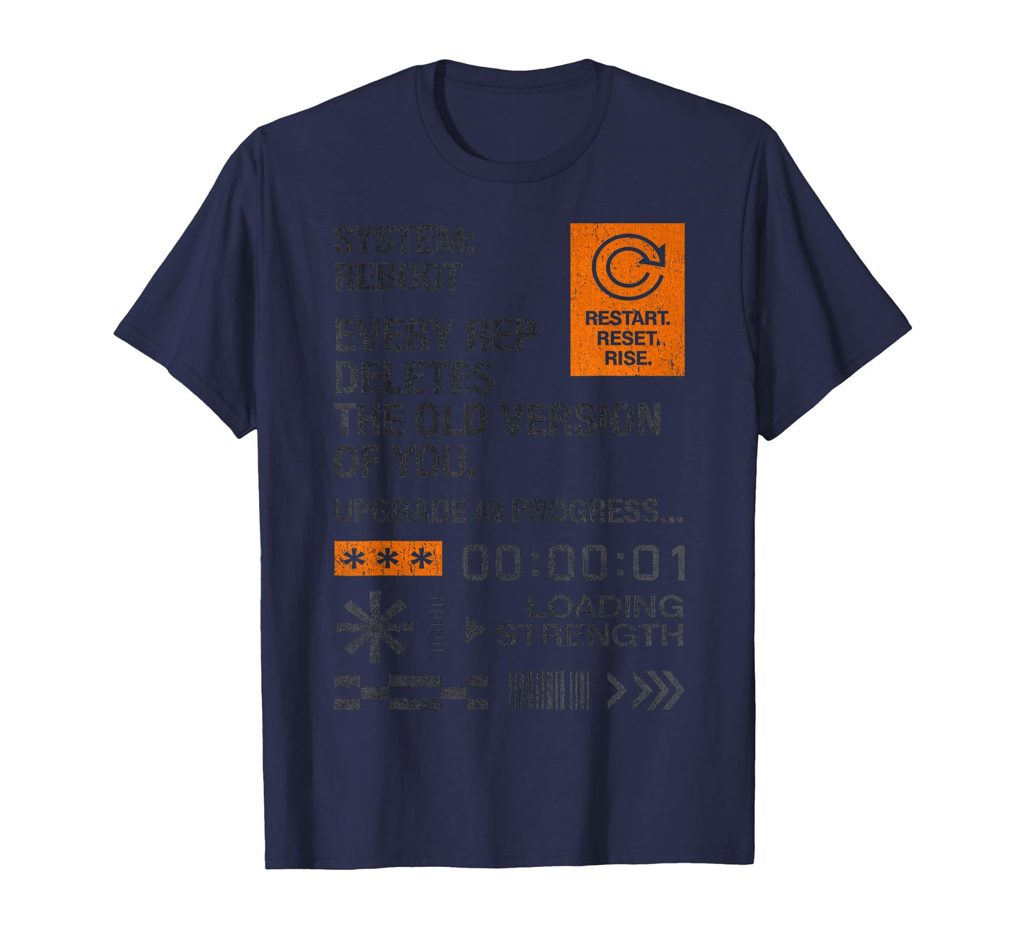 Y2K Fitness Quote Gym Training Discipline Yoga Sport Workout T-Shirt