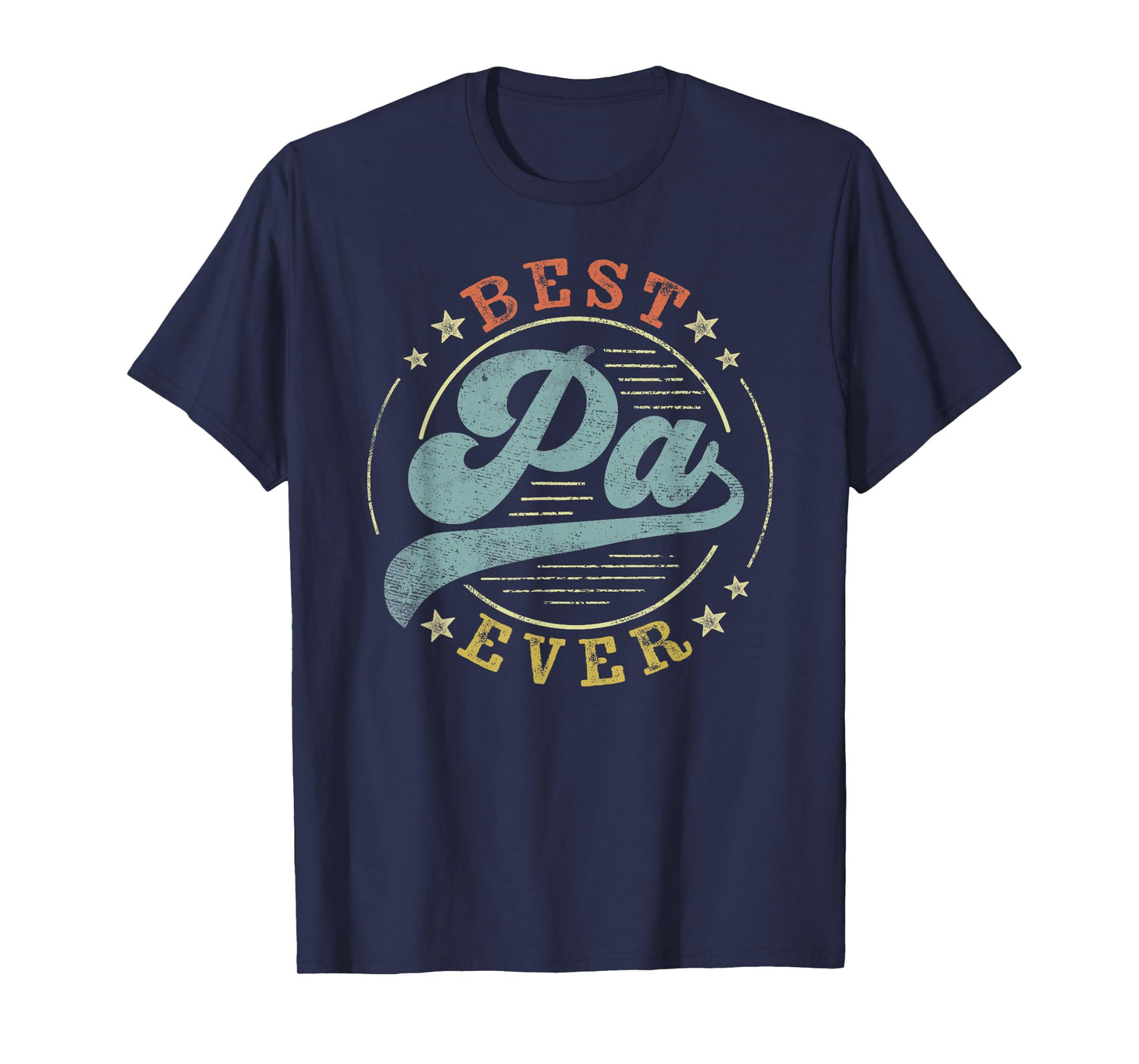 Best Pa Ever Father's Day Pa Gifts Vintage Emblem T-Shirt