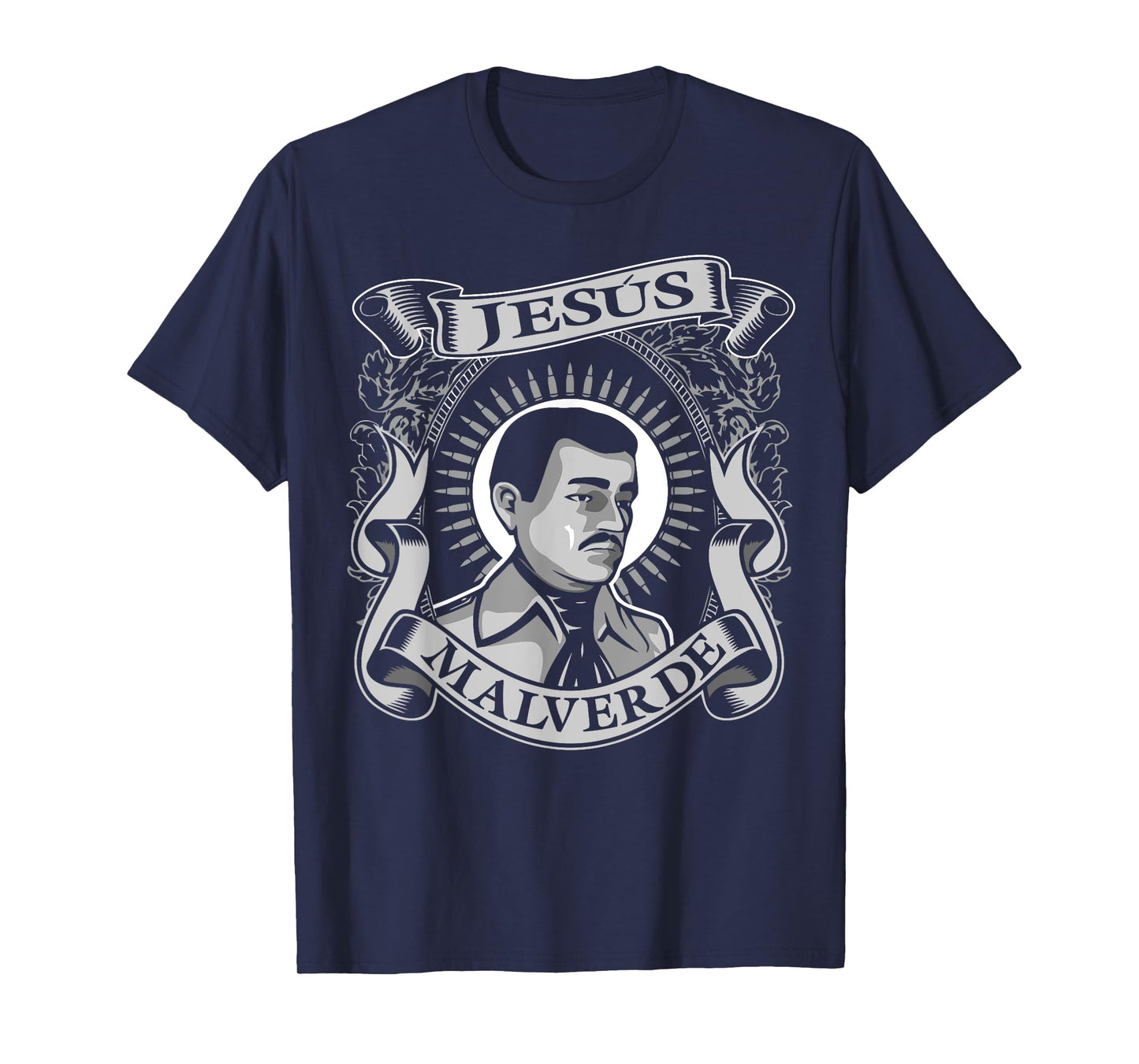 Jesus Malverde Mexican Hero Angel Of The Poor T-Shirt T-Shirt