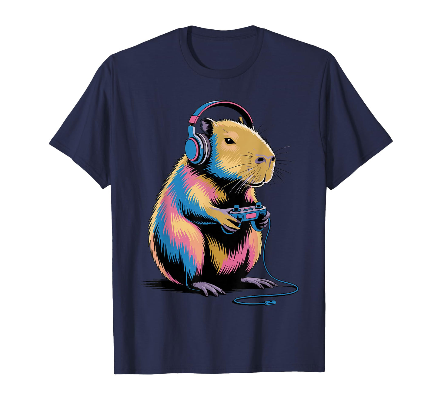 Cool Capybara Art for Men Women Kids Rodent Capybara Lover T-Shirt