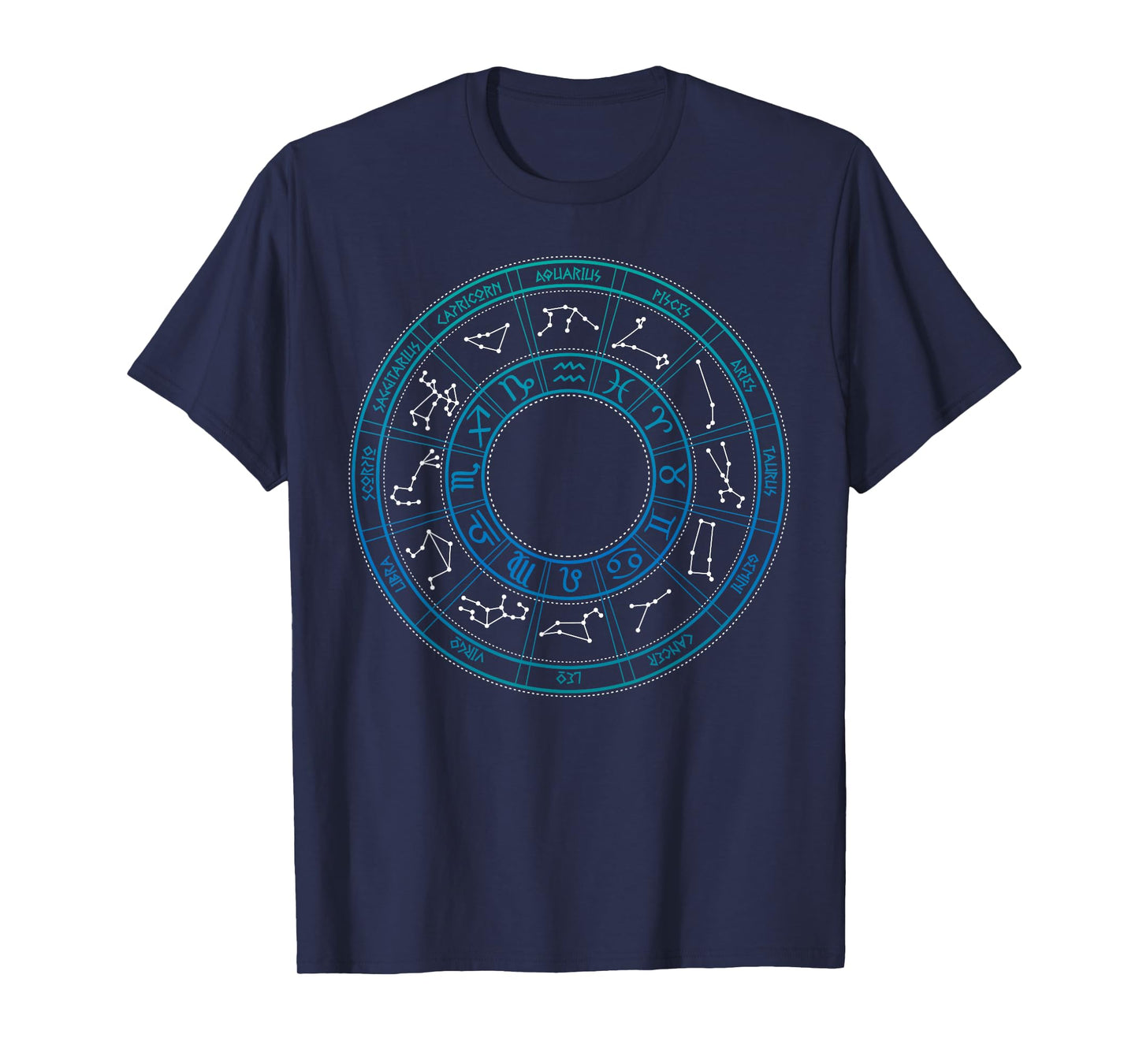 Zodiac Signs Astrology Horoscope Lover Astrological Symbols T-Shirt