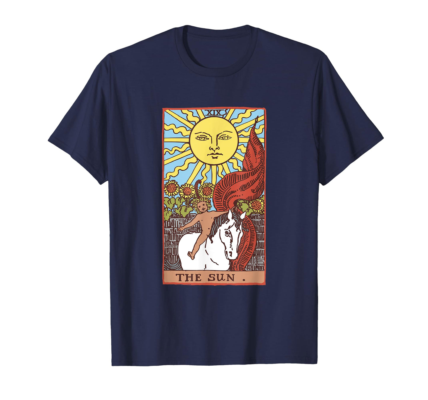Sun Tarot Card Rider Waite T-Shirt