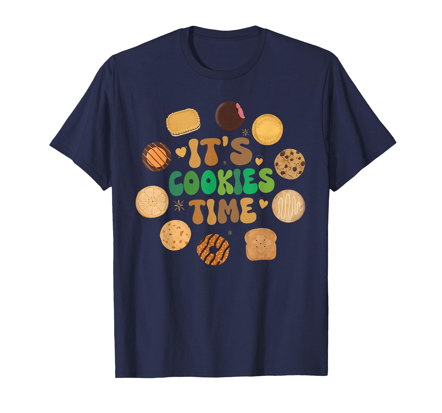 It's Cookie Time Scout for Girls Cookie Girls Camping Family T-Shirt