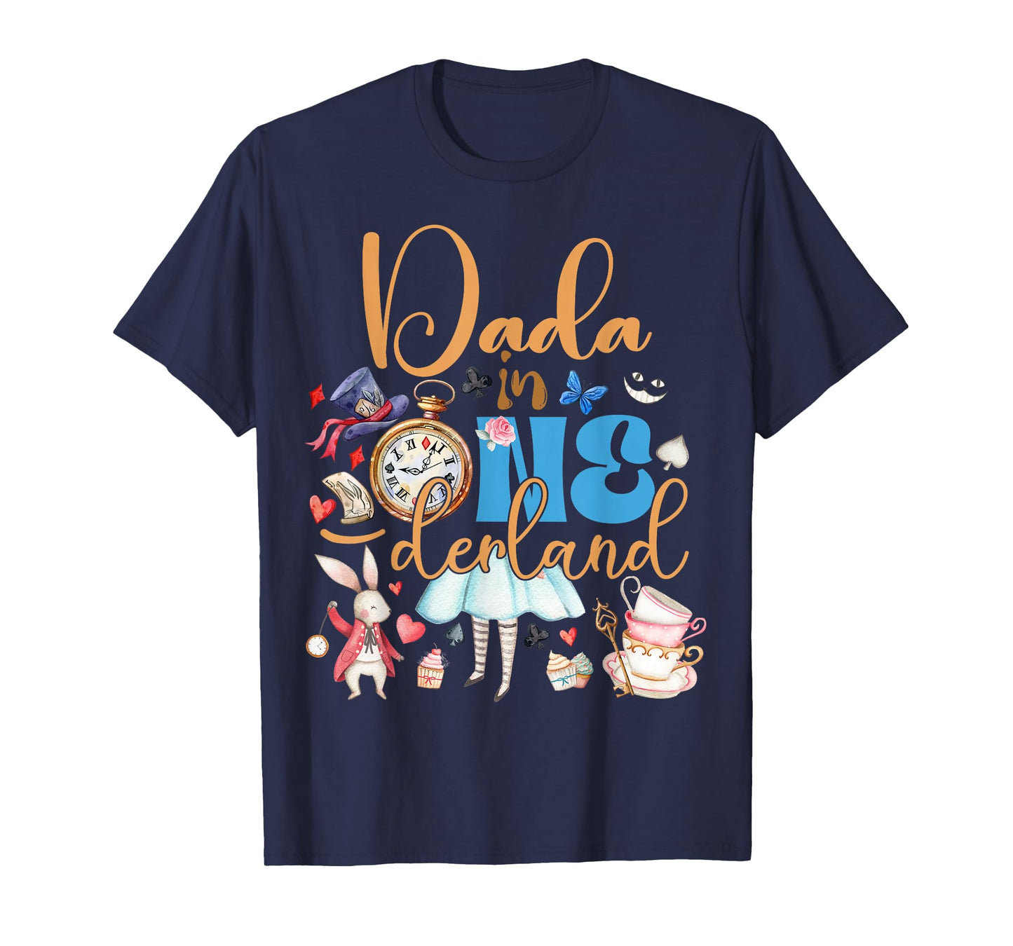 Alice Dada in ONEderland Birthday Family T-Shirt