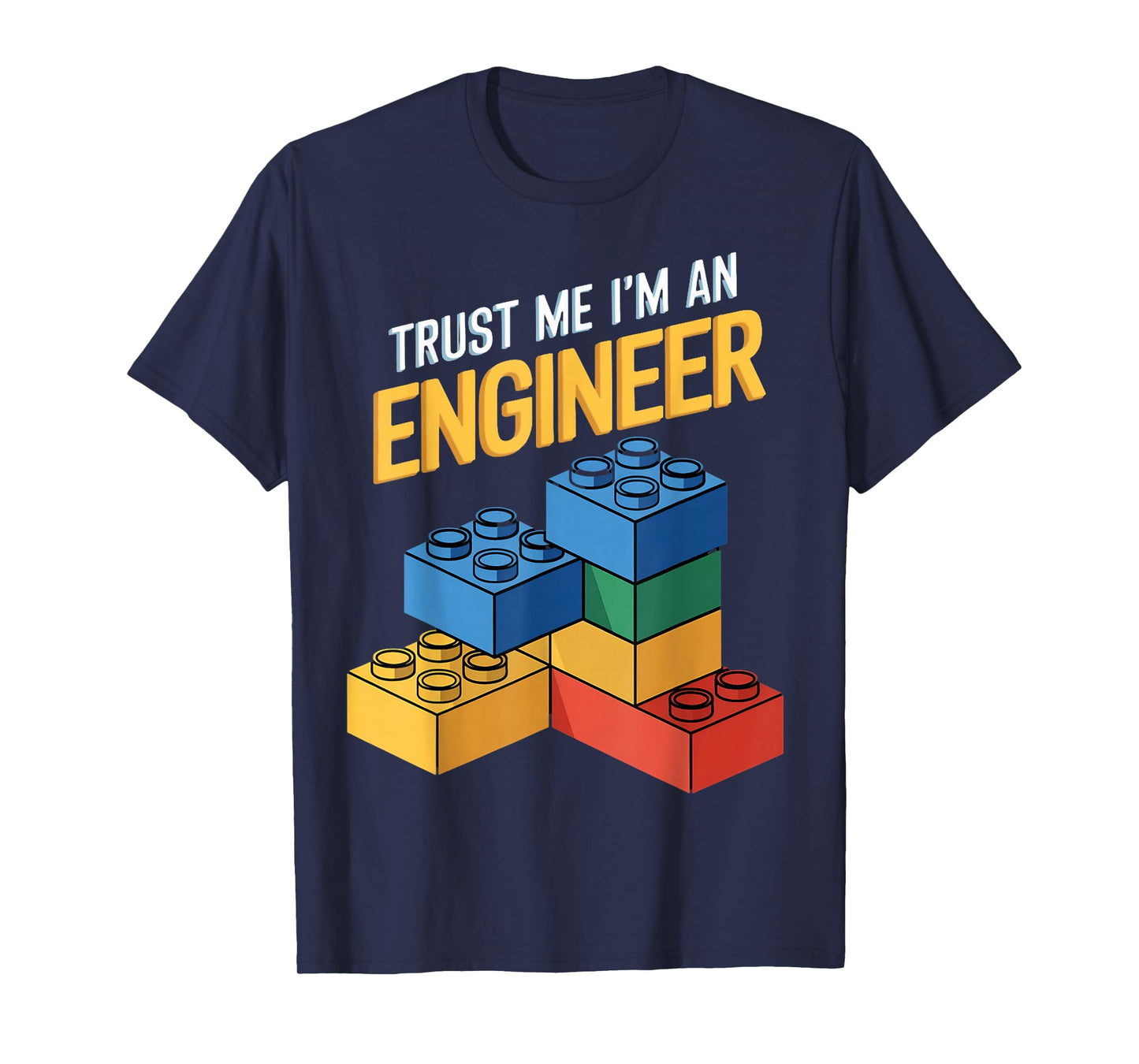 I'm An Engineer Kids Brick Builder Bricks Building Blocks T-Shirt