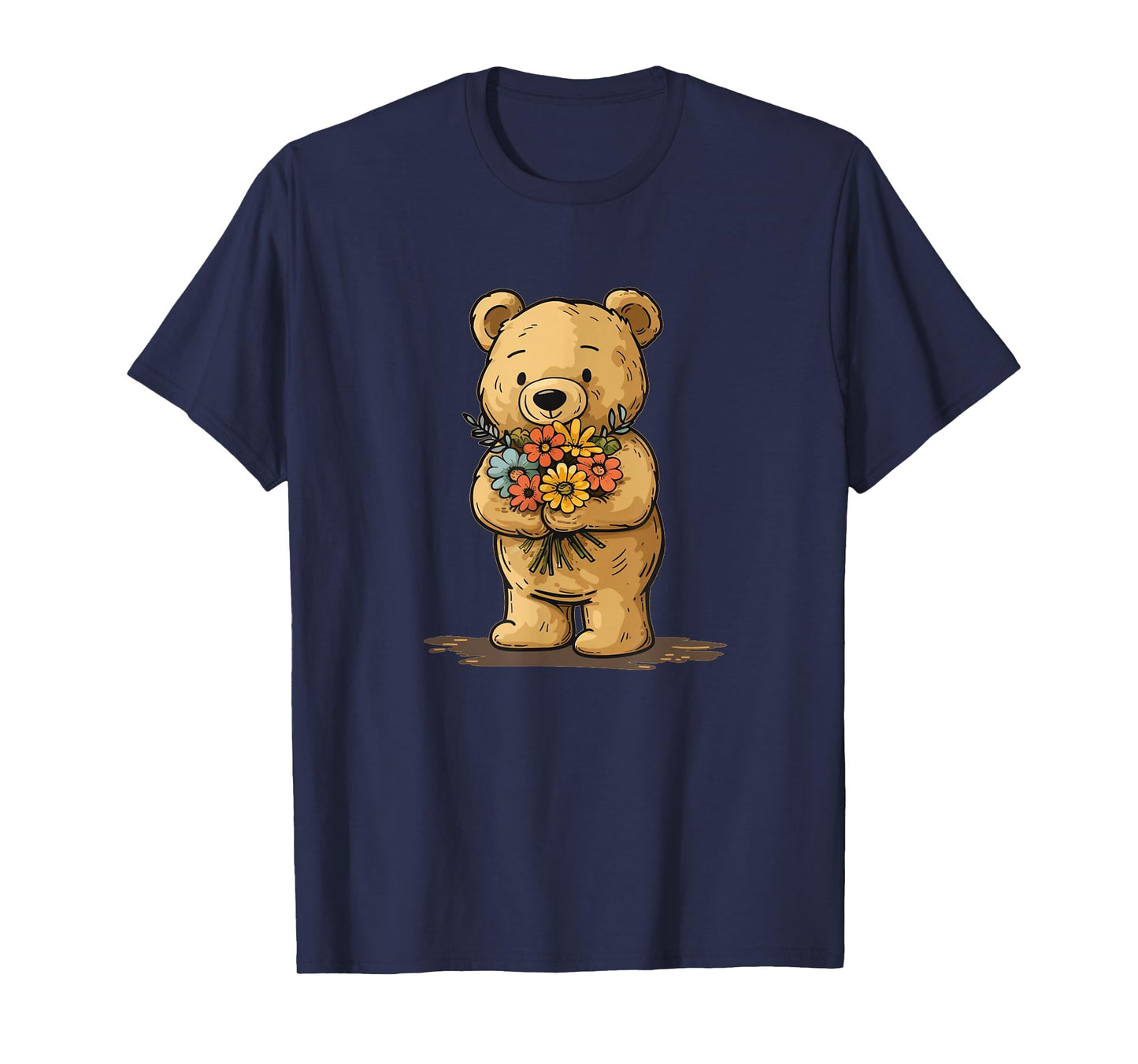 Sweet Teddy bear for flowers and garden lovers T-Shirt