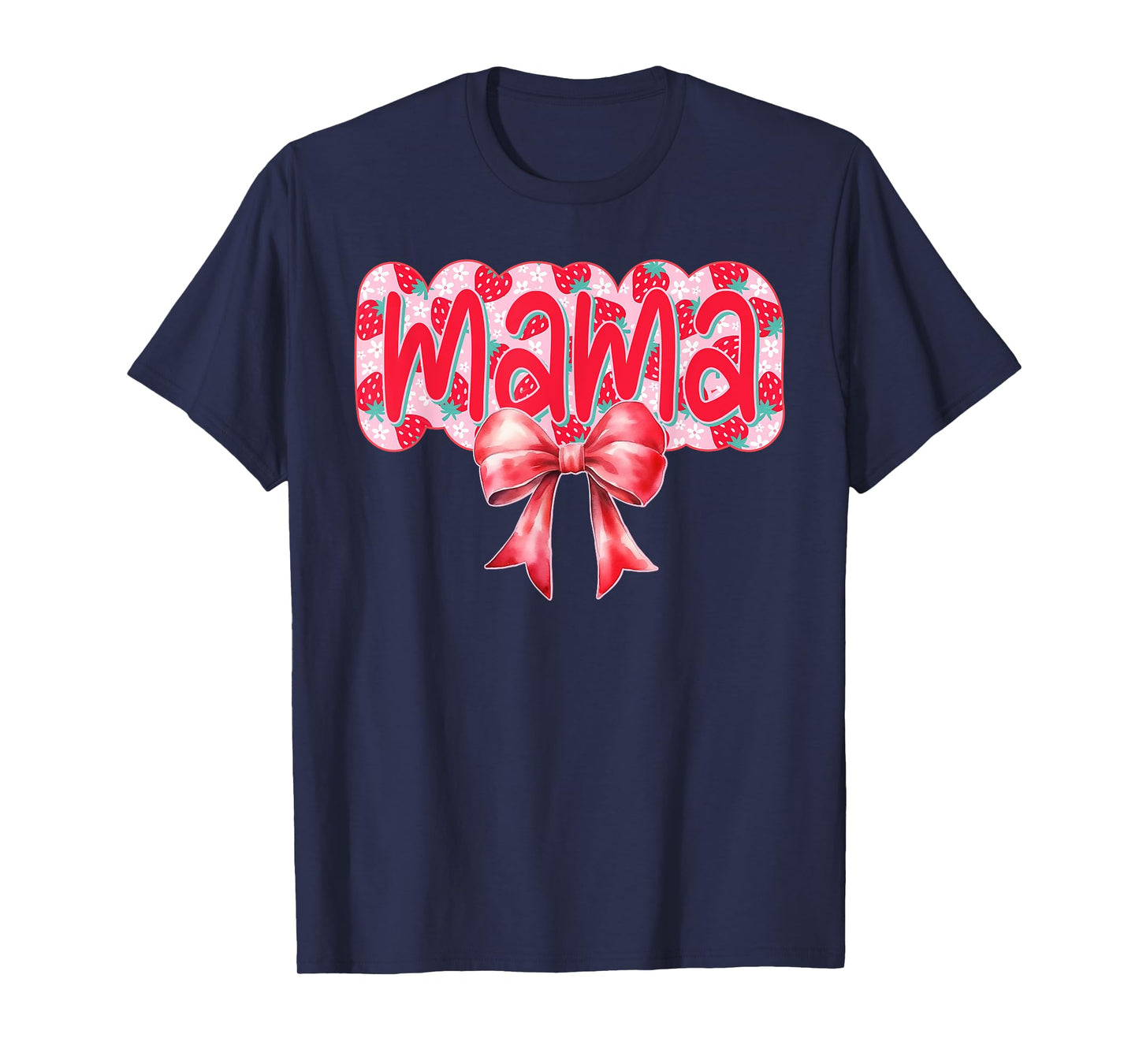 Mama Of The Berry First Birthday Strawberry Family Matching T-Shirt