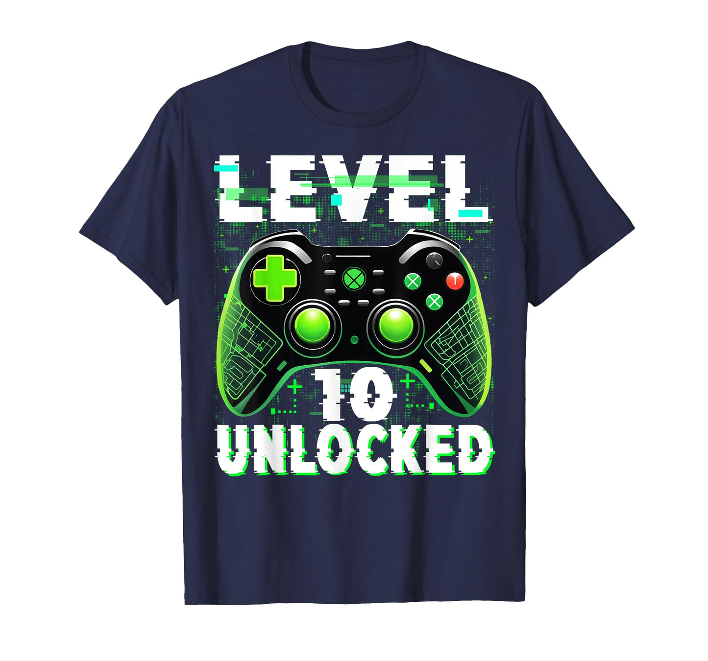 Level 10 Unlocked Shirt Funny Video Gamer Geek 10th Birthday T-Shirt