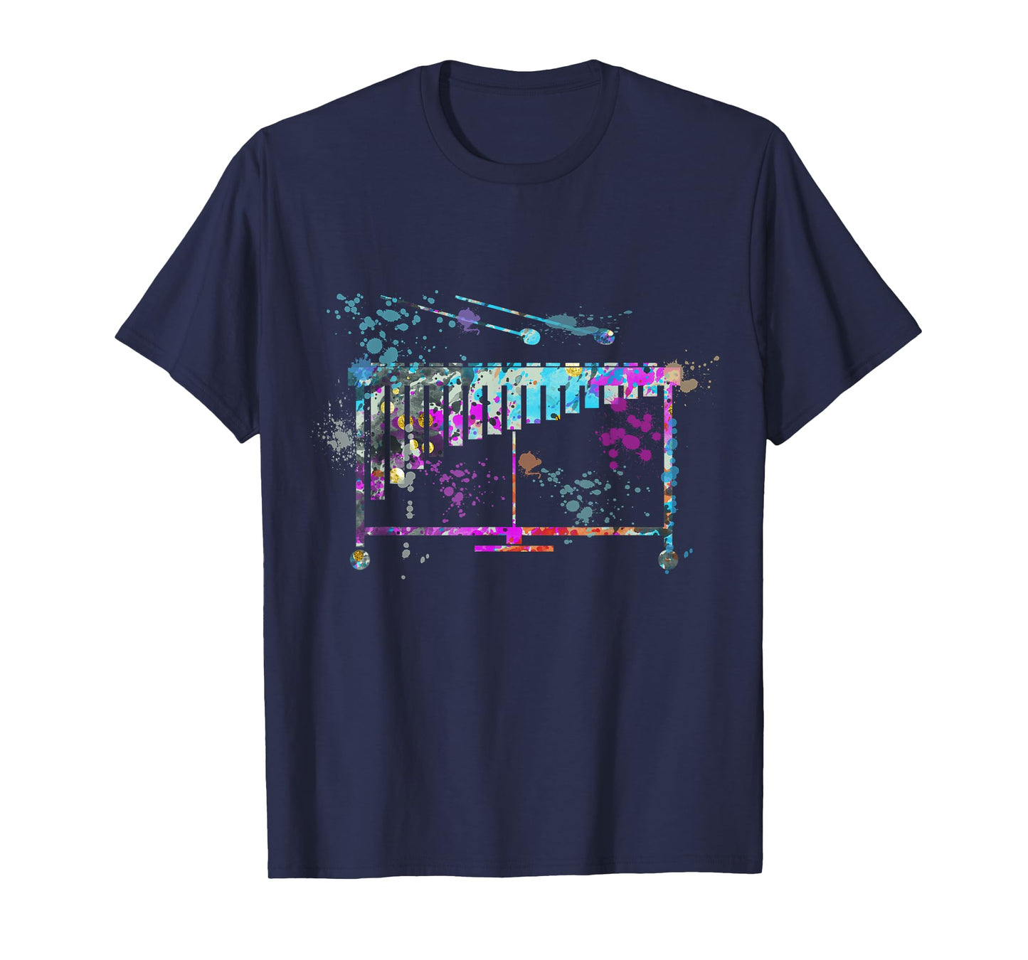 Vibraphone Instrument Silhouette Vibraphones T-Shirt