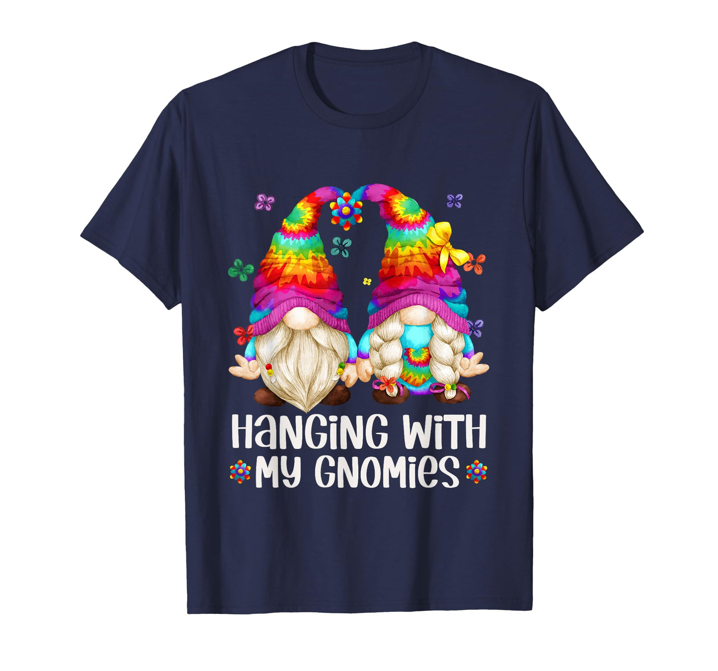 Hippie Gnome For Summer Vacation For Hanging With My Gnomies T-Shirt