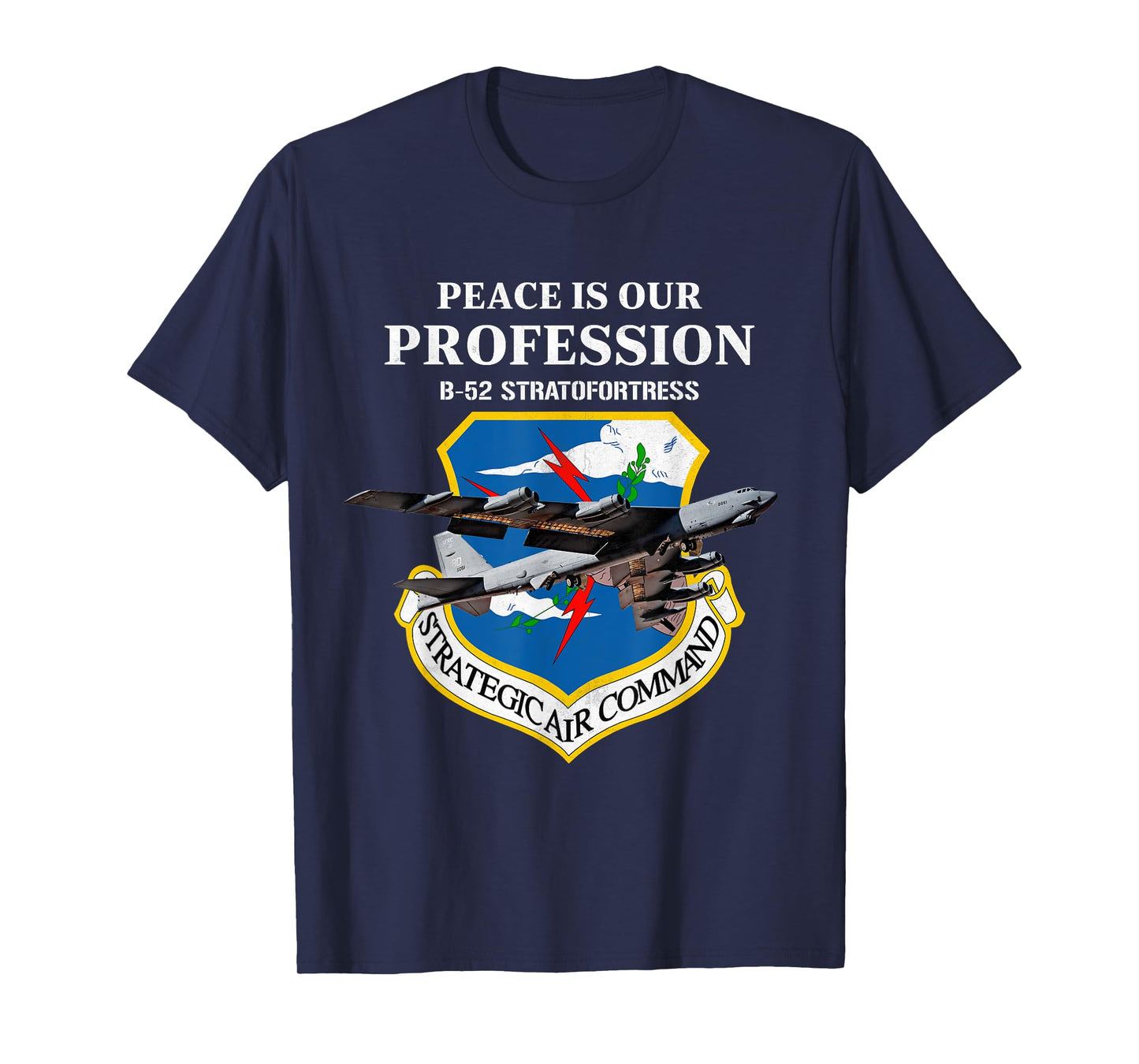 Strategic Air Command B-52 Stratofortress USAF Cold War Gift T-Shirt