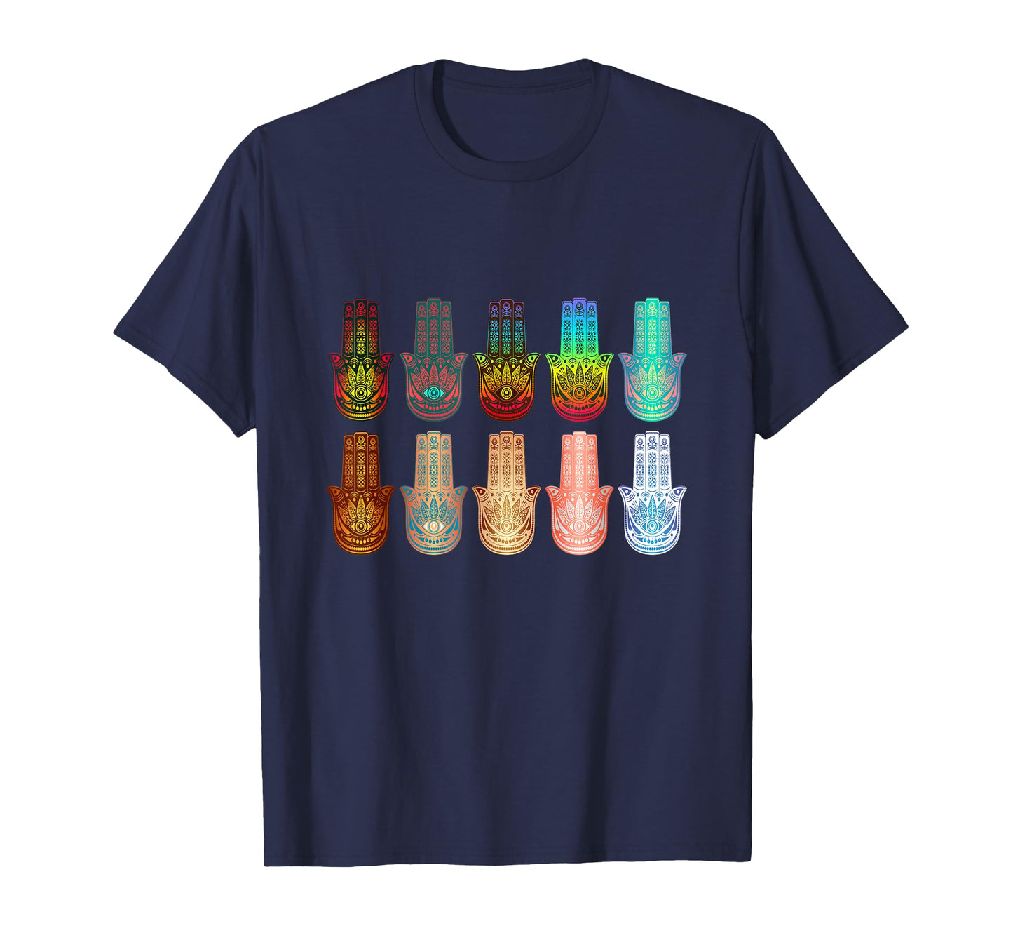 Spiritual Hamsa Hand Of Fatima Yoga T-Shirt T-Shirt