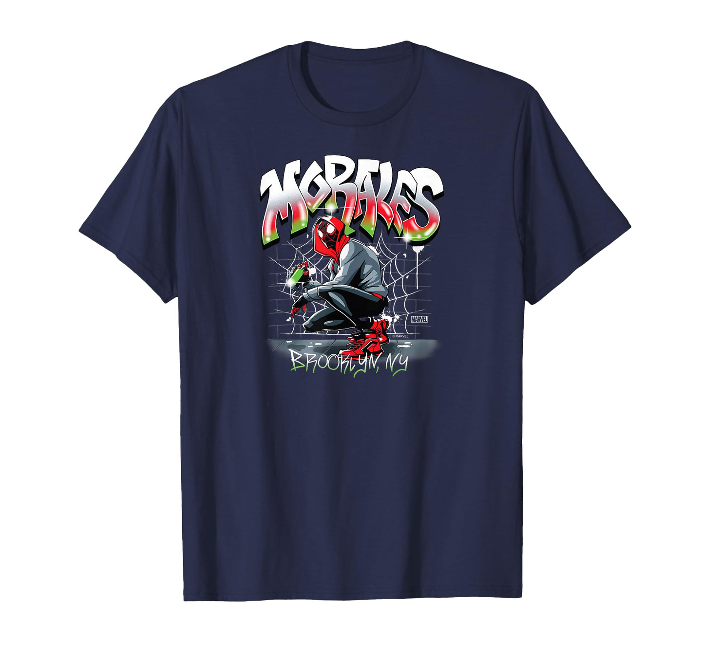 Spider-Man - Miles Morales Spray Paint T-Shirt