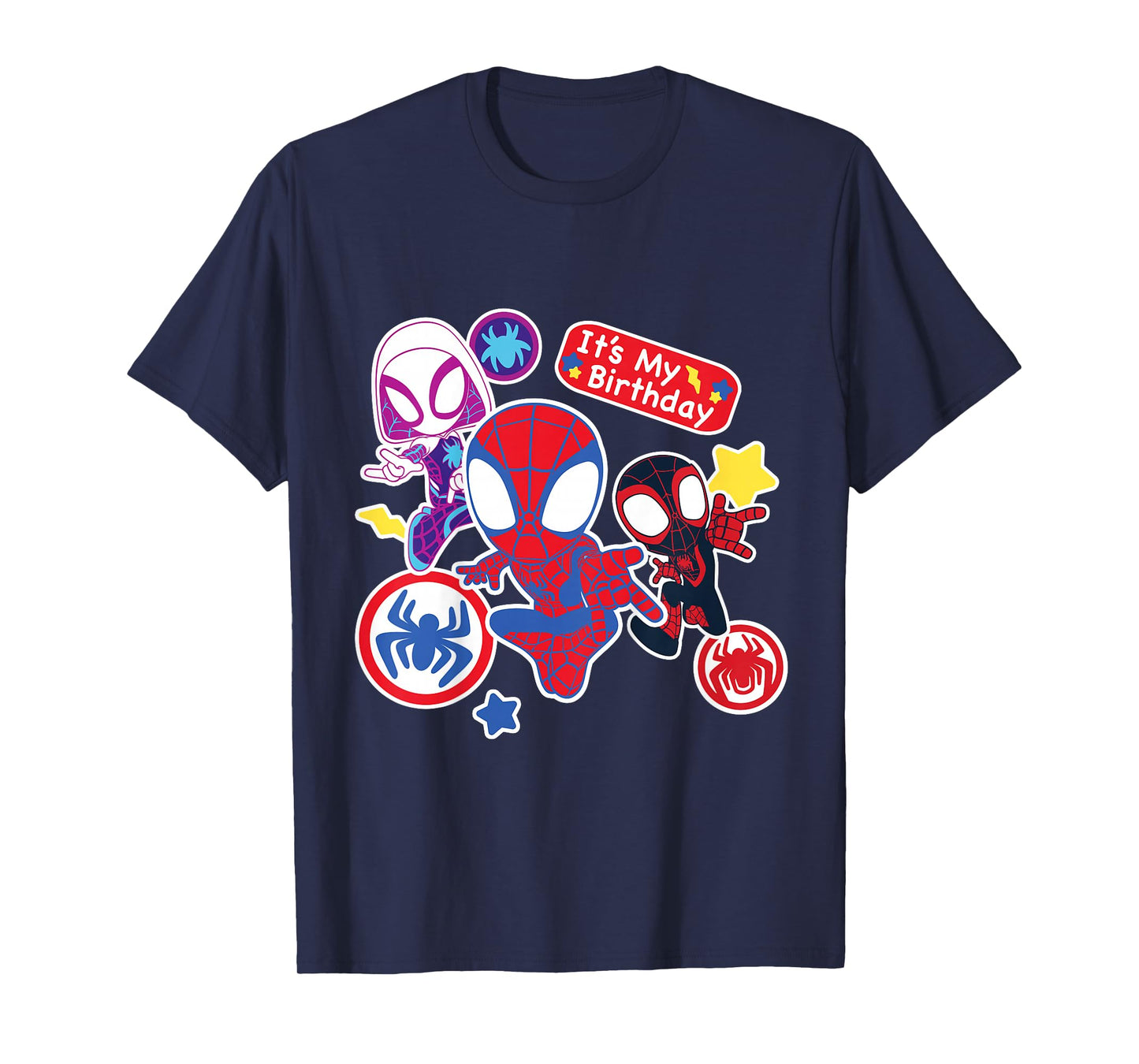 Marvel Spidey and His Amazing Friends It’s My Birthday T-Shirt