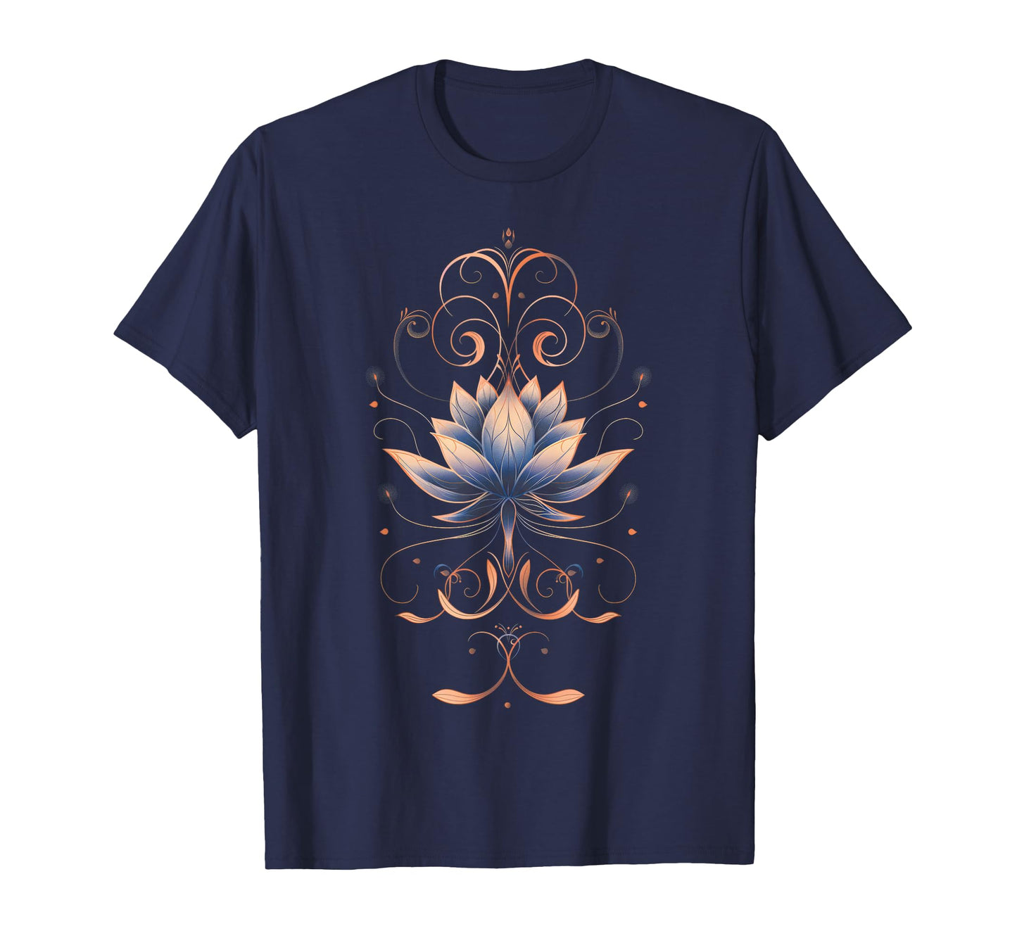 Womens Reiki Lotus Flower New Age Meditation Yoga T-Shirt