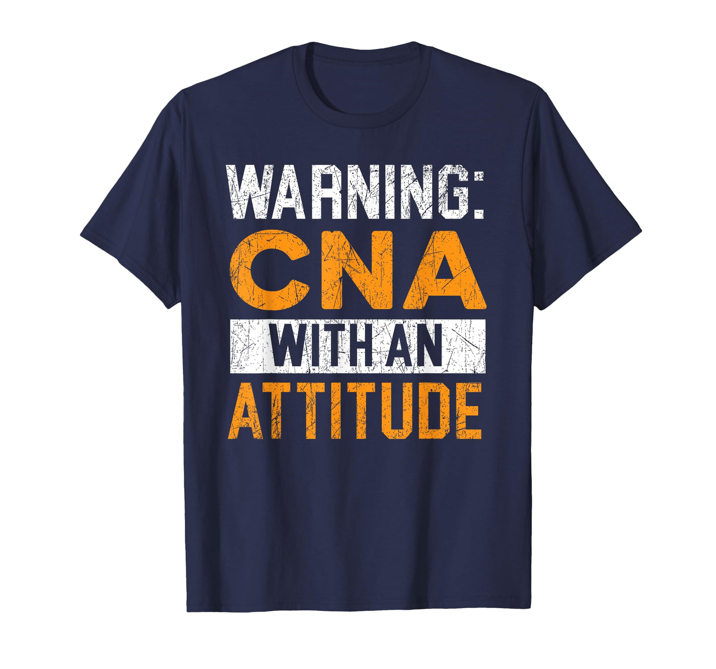 CNA With An Attitude Certified Nursing Assistant Medical T-Shirt