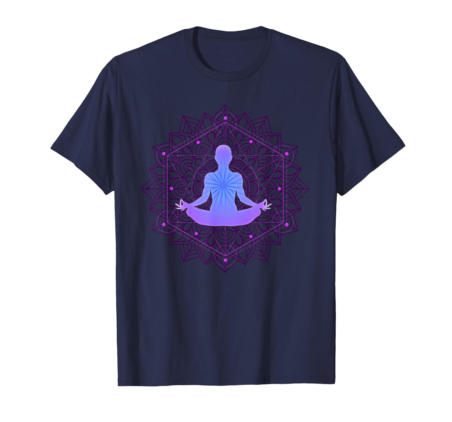 Inspiring Meditation Energy Yoga Spirit Woman In Harmony T-Shirt