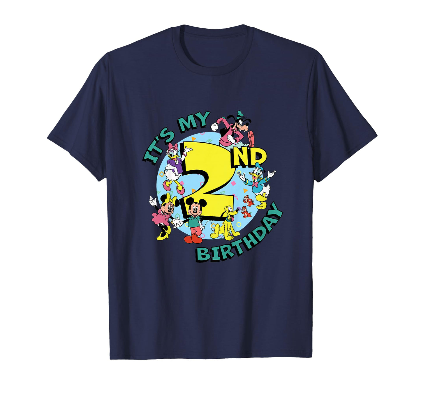 Disney Mickey and Friends It’s My Second 2nd Birthday T-Shirt
