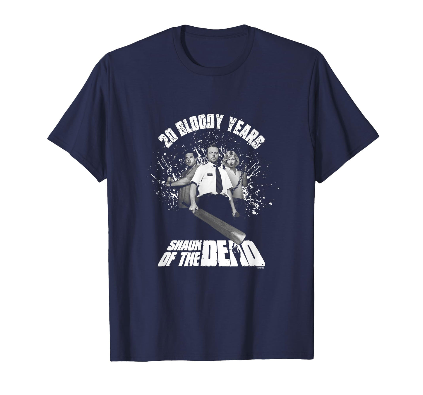 Shaun of The Dead 20 Bloody Years Officially Licensed T-Shirt