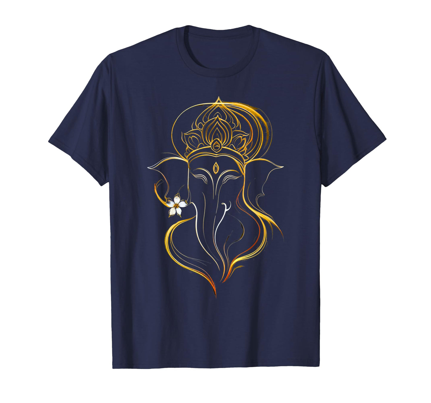 Hindu Ganesha Puja Elephant God India Meditation Yoga Murti T-Shirt
