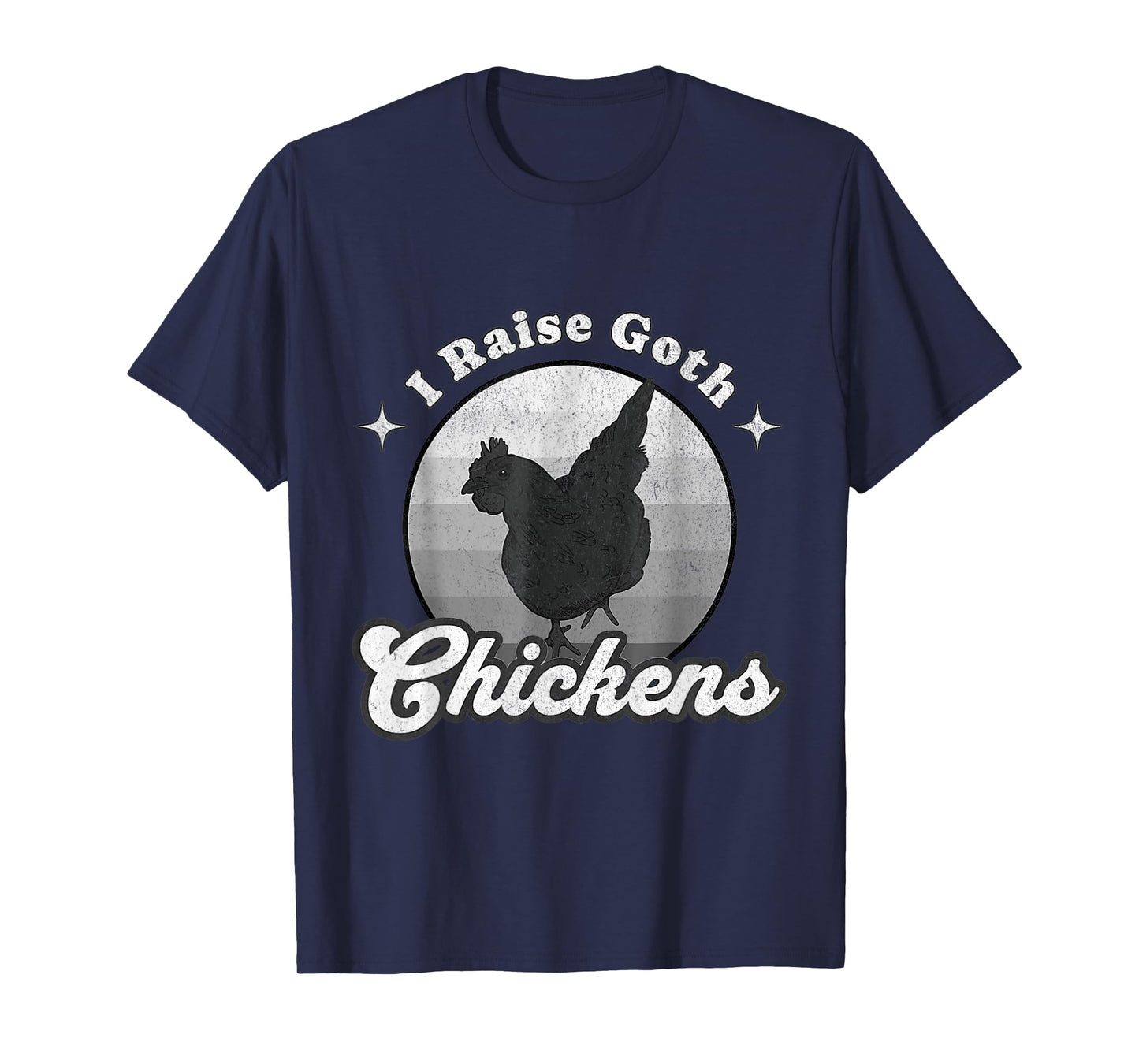 Vintage Design Ayam Cemani Chicken I Raise Goth Chickens T-Shirt
