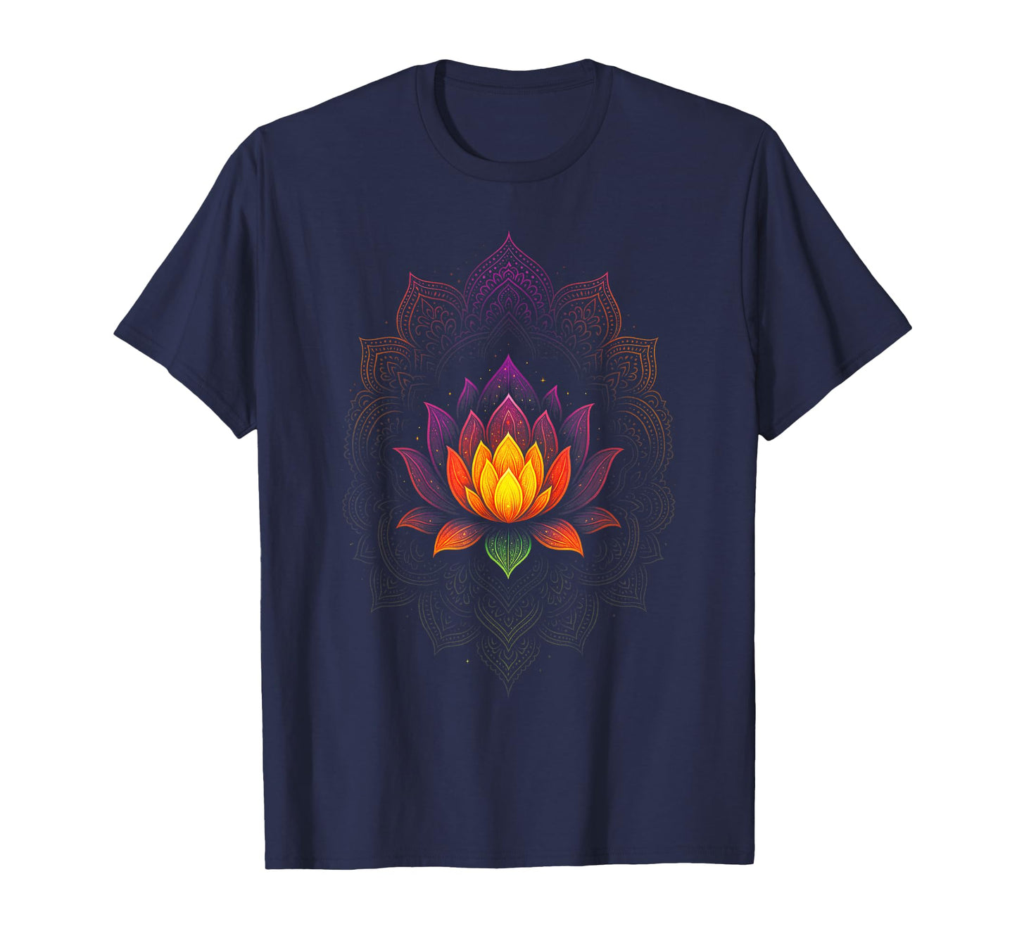 Mandala Lotus Yoga Meditation Pilates Spiritual T-Shirt
