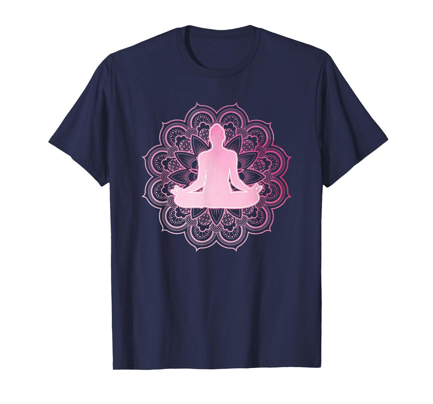 Yoga Meditation Mandala Design Spiritual T-Shirt