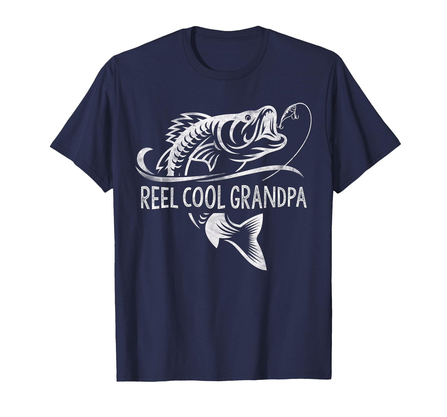 Reel Cool Grandpa Fishing Gifts Grandpa Father's Day T-Shirt
