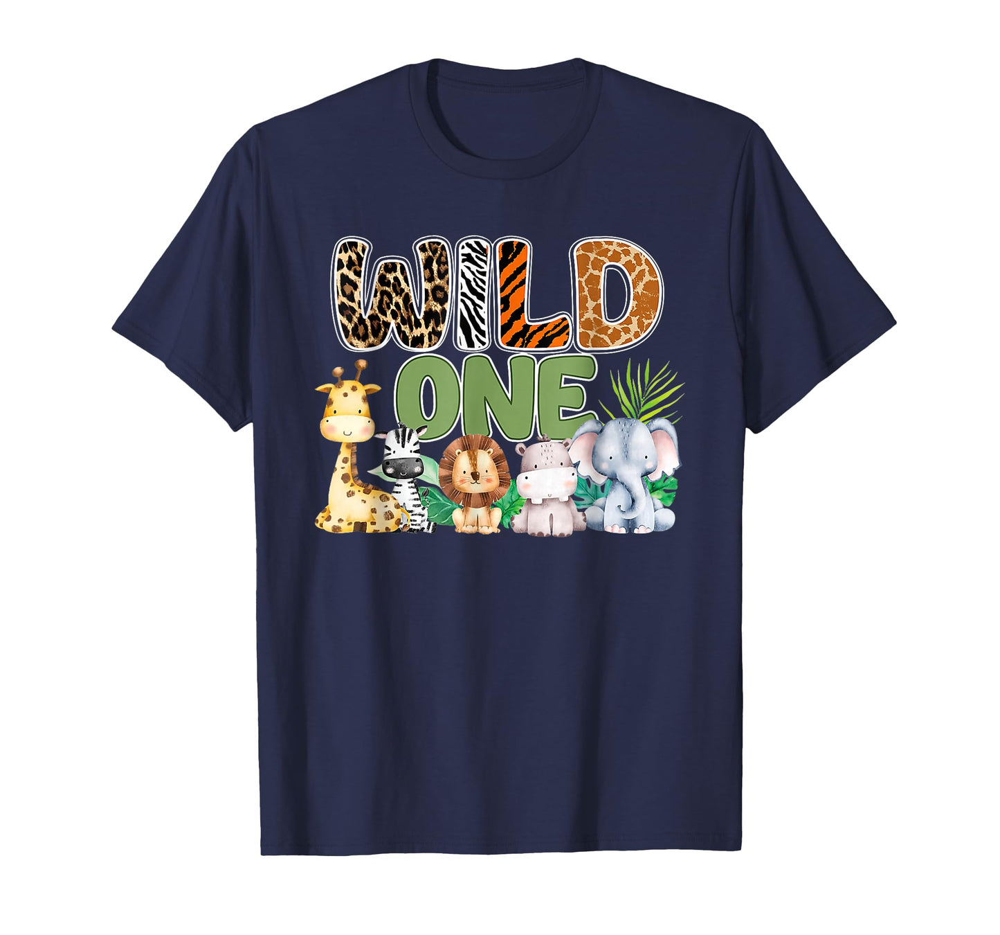 Wild One 1st Birthday Safari Family Matching T-Shirt