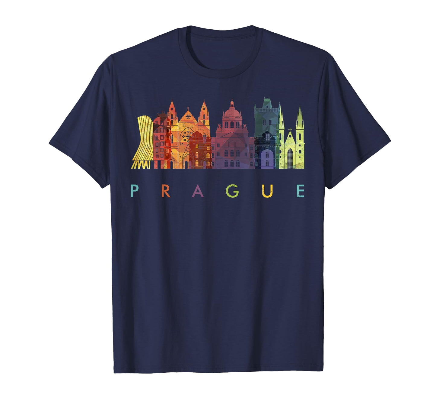Travel Europe Czech Republic Prague Family Vacation Souvenir T-Shirt