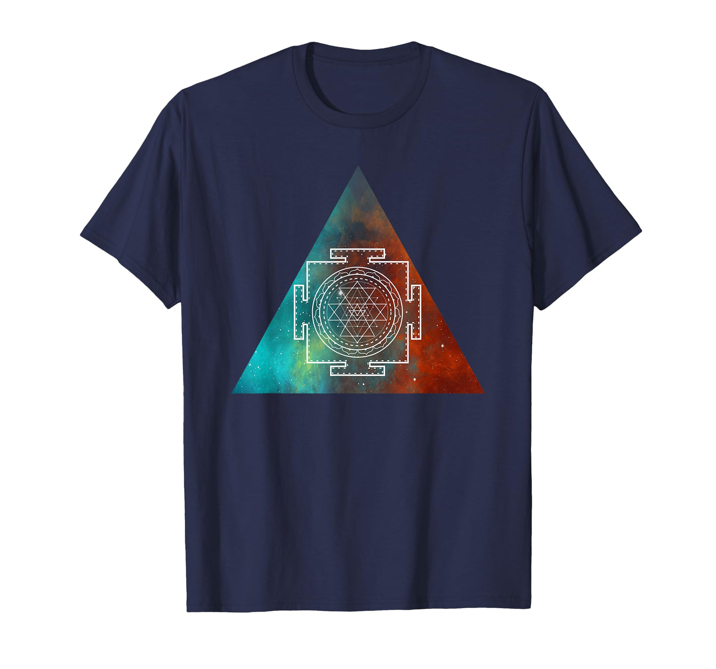 Sacred Geometry - Sri Yantra Graphic T-Shirt T-Shirt