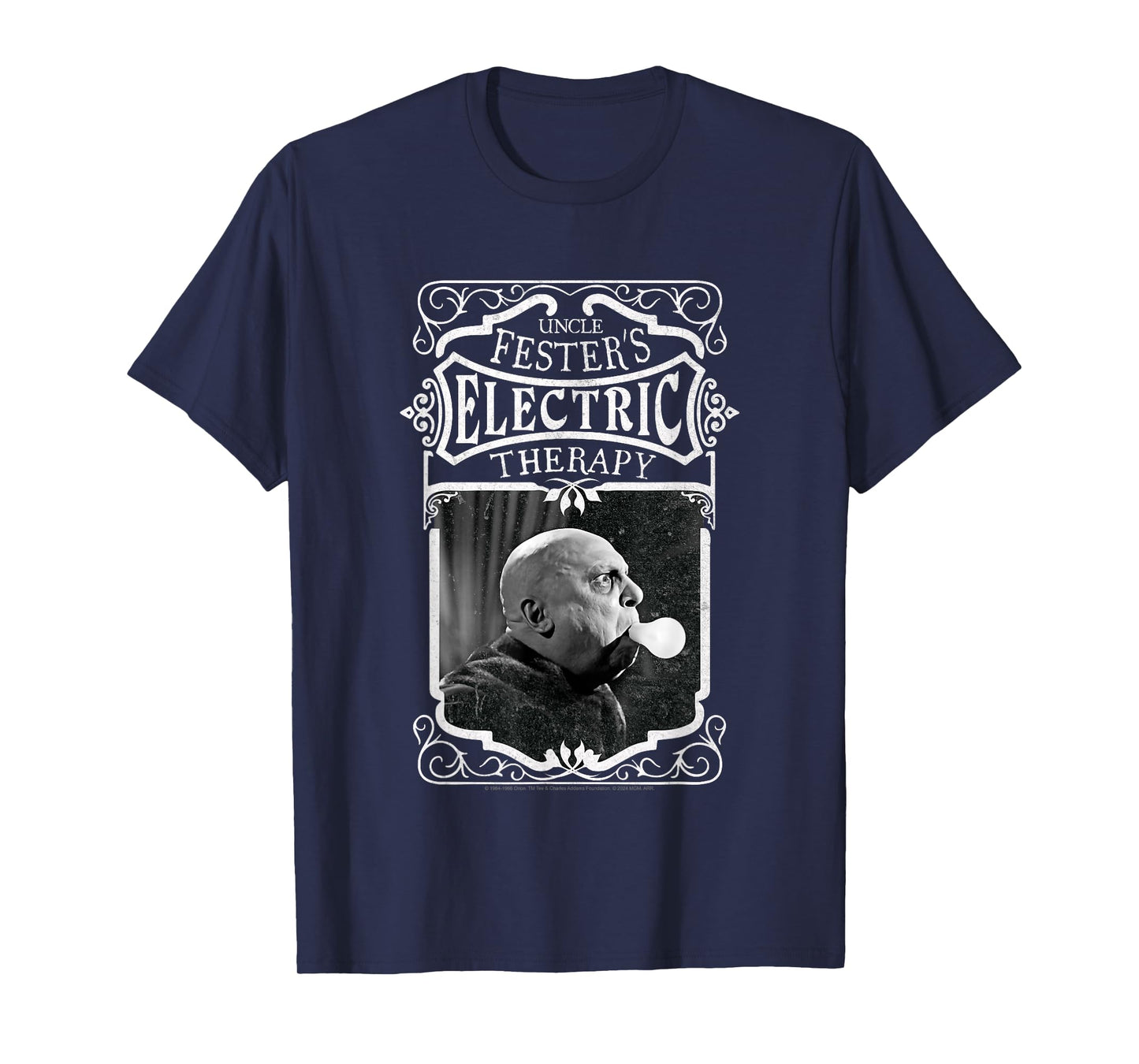 The Addams Family Uncle Fester's Electric Therapy T-Shirt