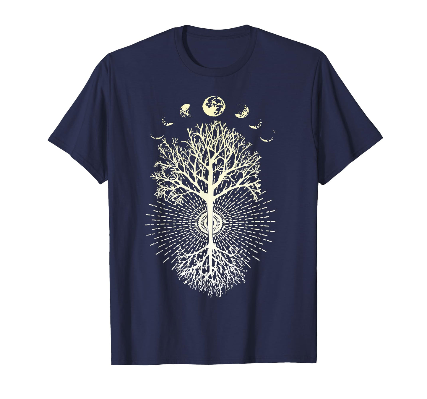 Phases of the Moon Tree of Life Mindfulness T-Shirt