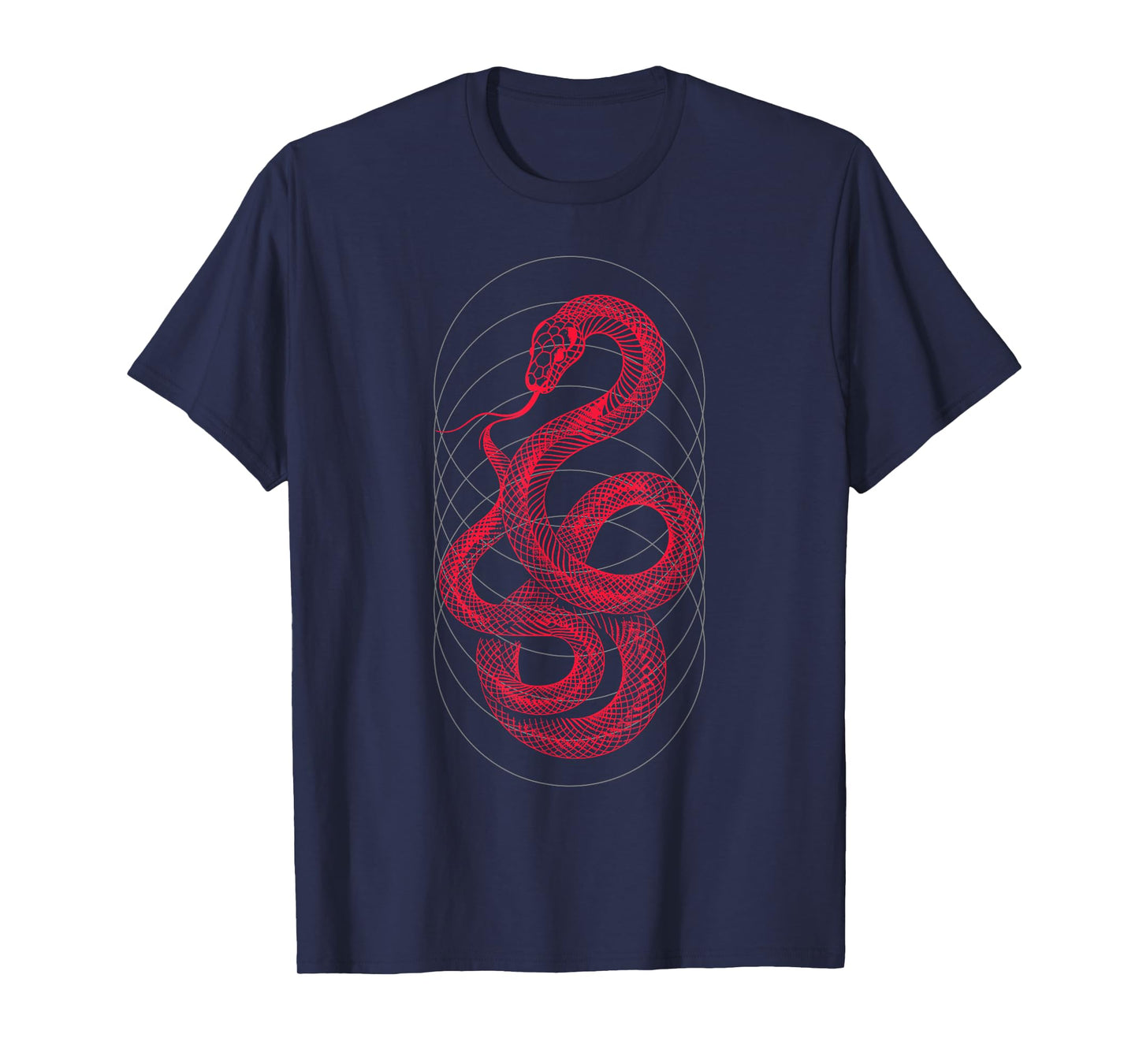 SERPENTINE Sacred Geometry Mystic Snake Organic Symmetry T-Shirt