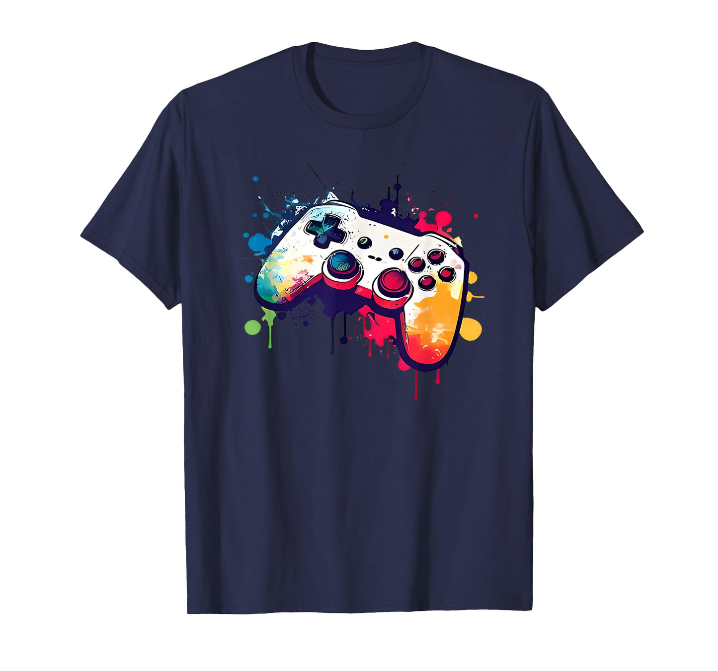 Control All The Things Video Game Controller Gamer Boys Men T-Shirt