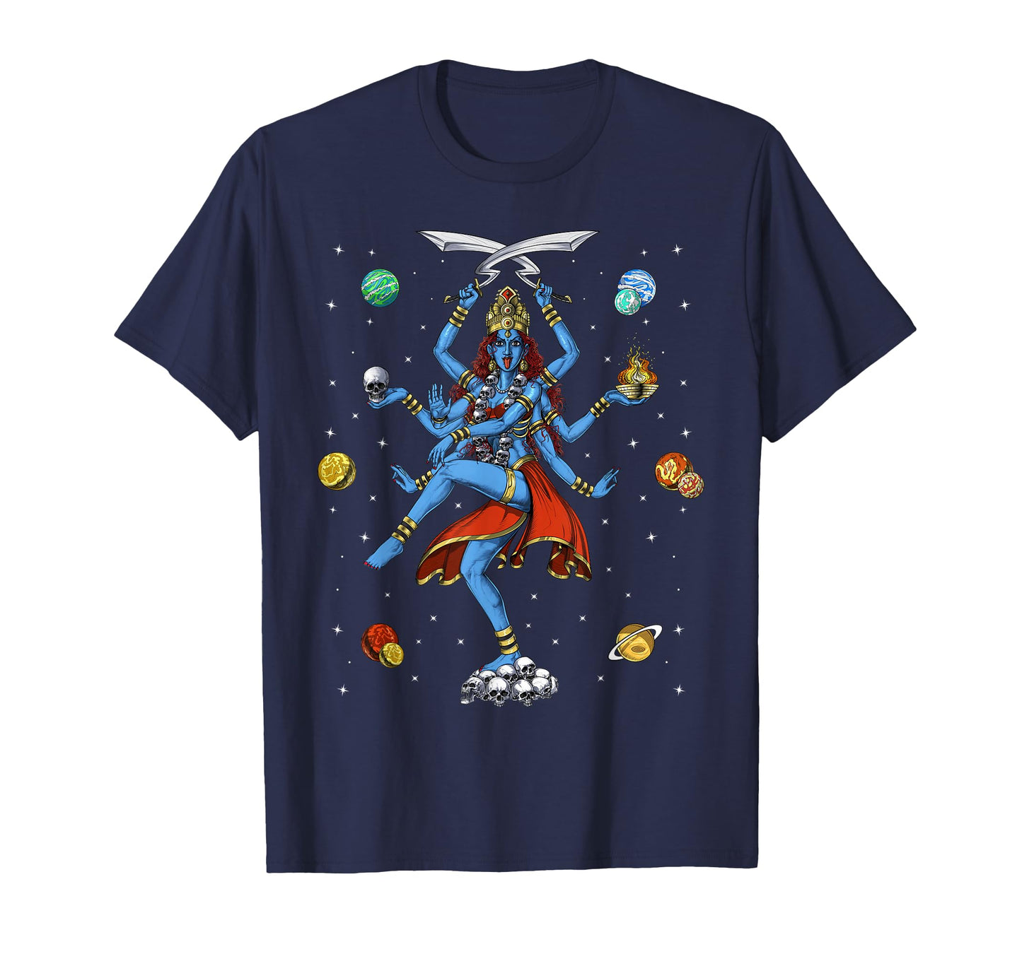 Kali Hindu Goddess Hinduism Deity God Spiritual Zen Yoga T-Shirt