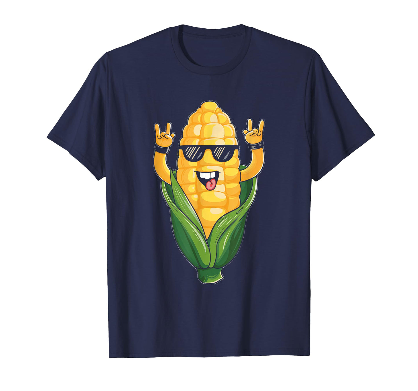 Rock On Corn Corn Lover Sweet Corn On The Cob T-Shirt