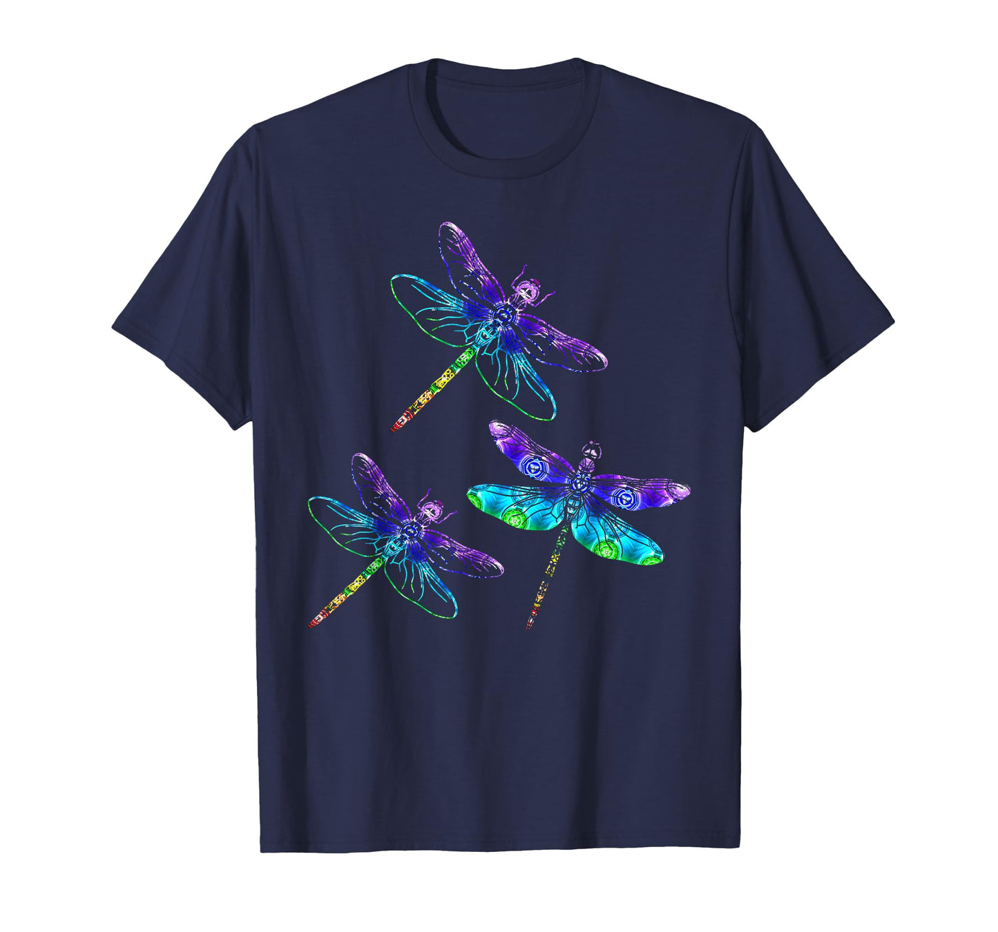 Wrinkled Hippie Dragonfly Gift Spirit Animal Chakra Color Dragonflies T-Shirt