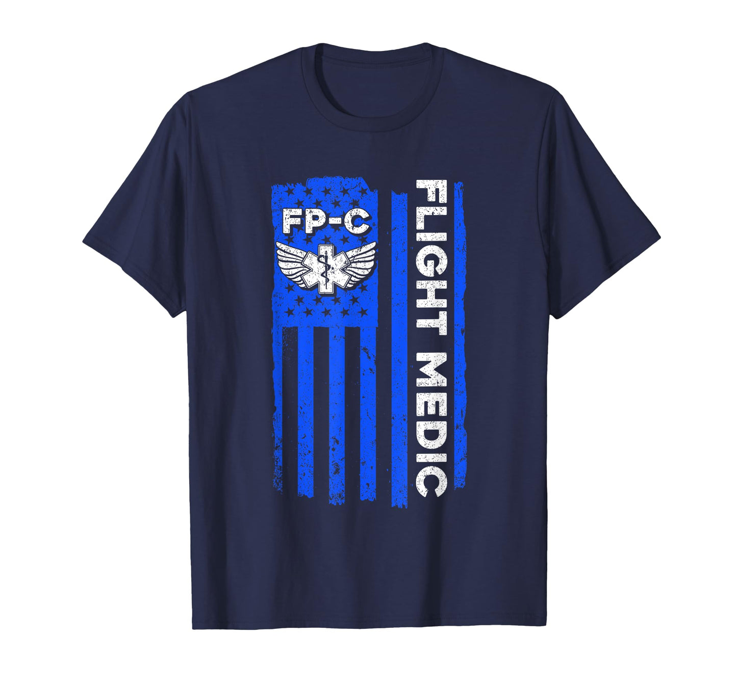 Flight Medic American Flag Flight Paramedic Emergency Nurse Women Men T-Shirt