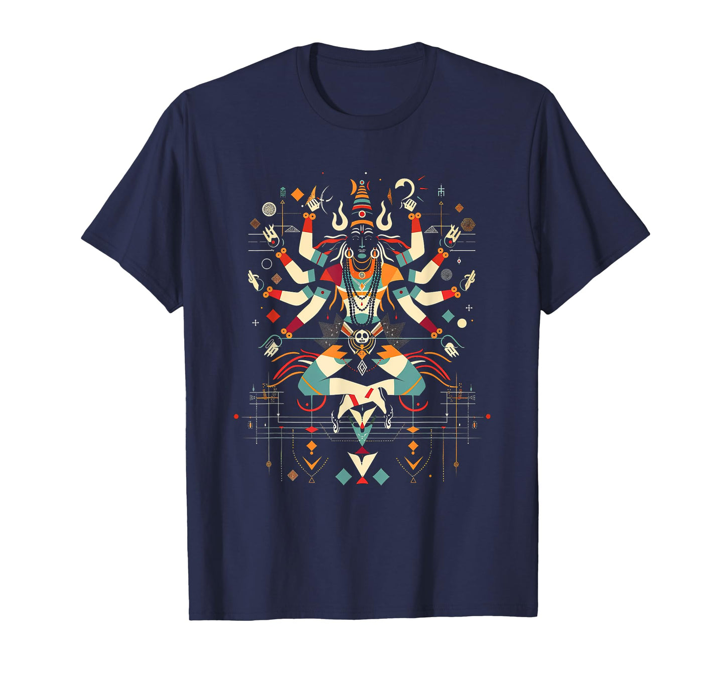 Shiva spiritual hindu god tandava dance yoga meditation T-Shirt