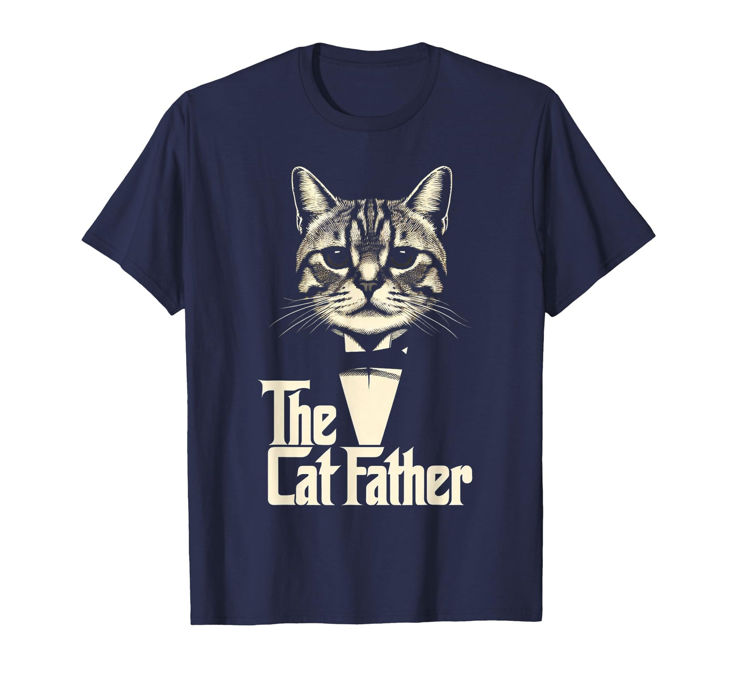 Cat Lover Gifts Funny The CatFather Mens Cat Dad T-Shirt