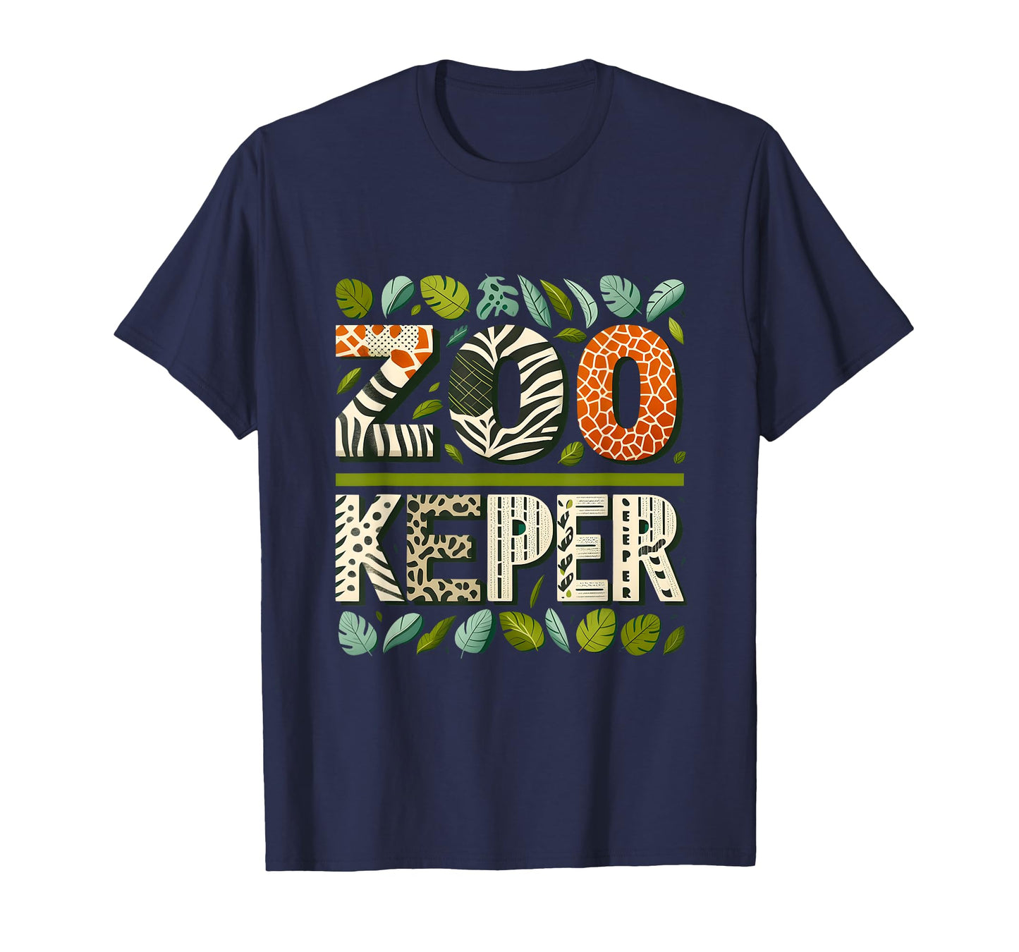 Zoo Keeper Costume Adult Halloween Party Safari Zookeeper T-Shirt