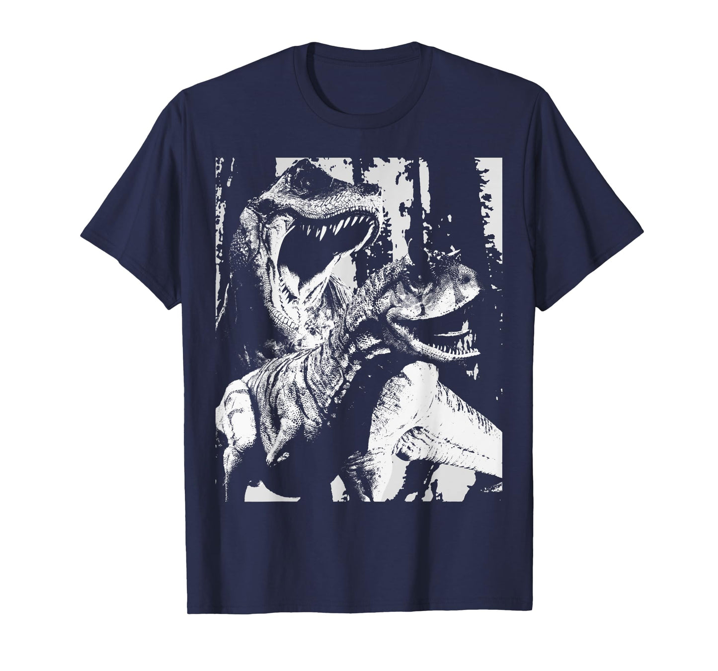 Carnotaurus Versus Trex Graphic Tee Carnotaurus Dinosaur T-Shirt